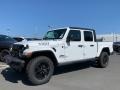 2021 Bright White Jeep Gladiator Sport 4x4  photo #1