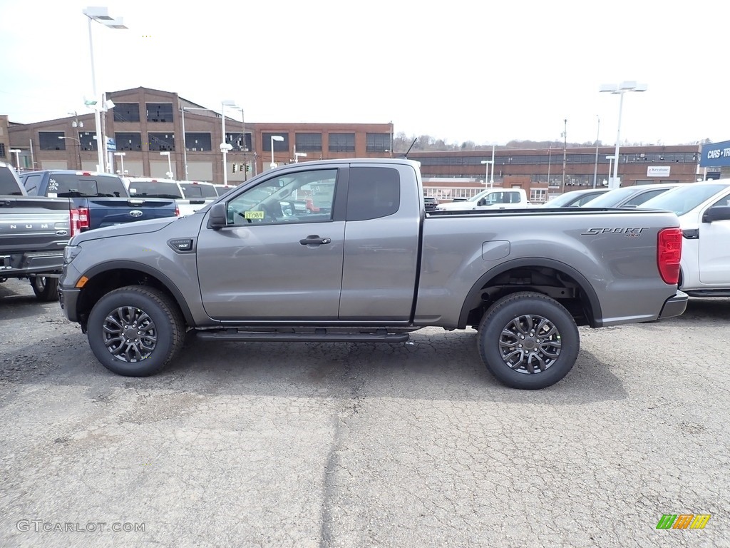 Carbonized Gray Metallic 2021 Ford Ranger XLT SuperCab 4x4 Exterior Photo #141586605