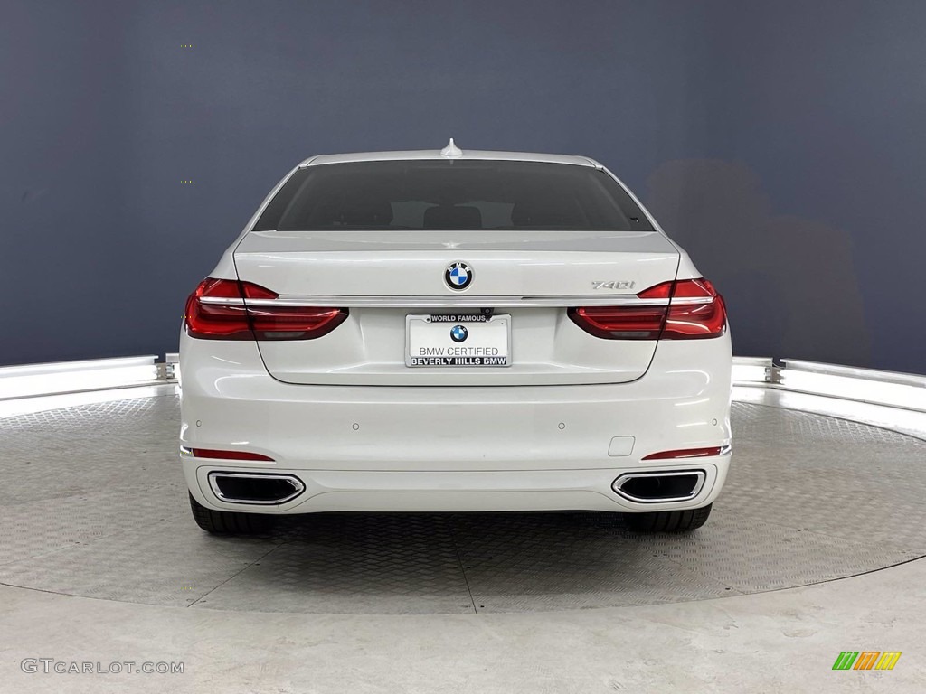 2018 7 Series 740i Sedan - Mineral White Metallic / Black photo #4