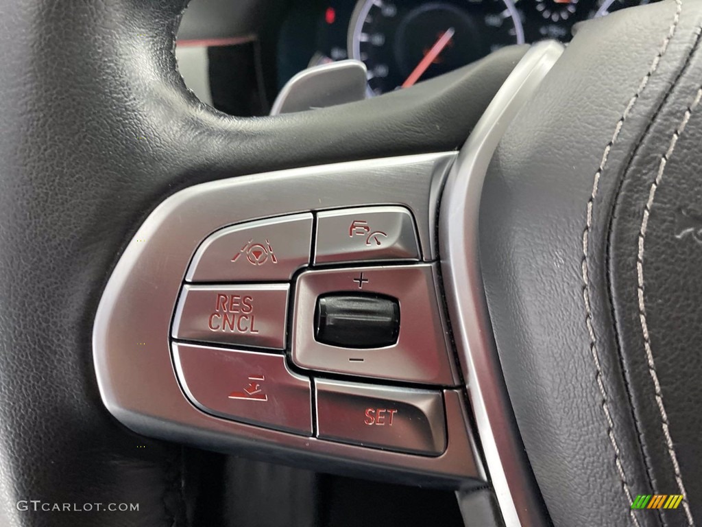 2018 7 Series 740i Sedan - Mineral White Metallic / Black photo #19