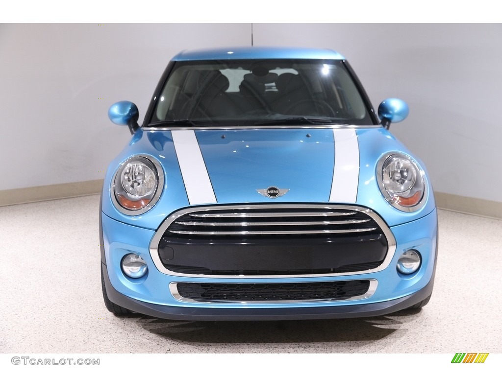 2018 Hardtop Cooper 4 Door - Electric Blue Metallic / Carbon Black photo #2