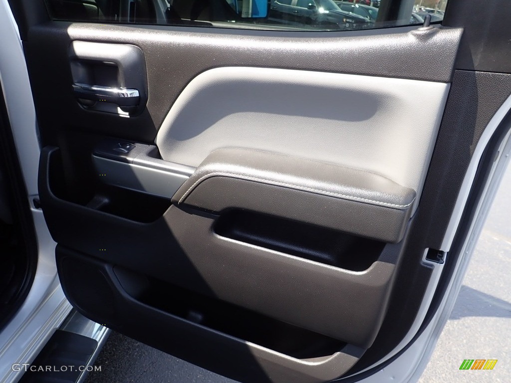 2016 Chevrolet Silverado 1500 LT Crew Cab 4x4 Dark Ash/Jet Black Door Panel Photo #141589004