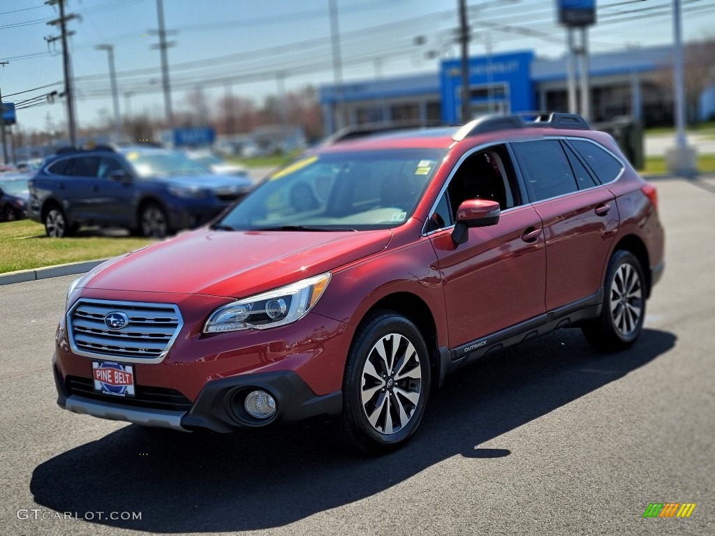 2016 Outback 2.5i Limited - Venetian Red Pearl / Slate Black photo #1