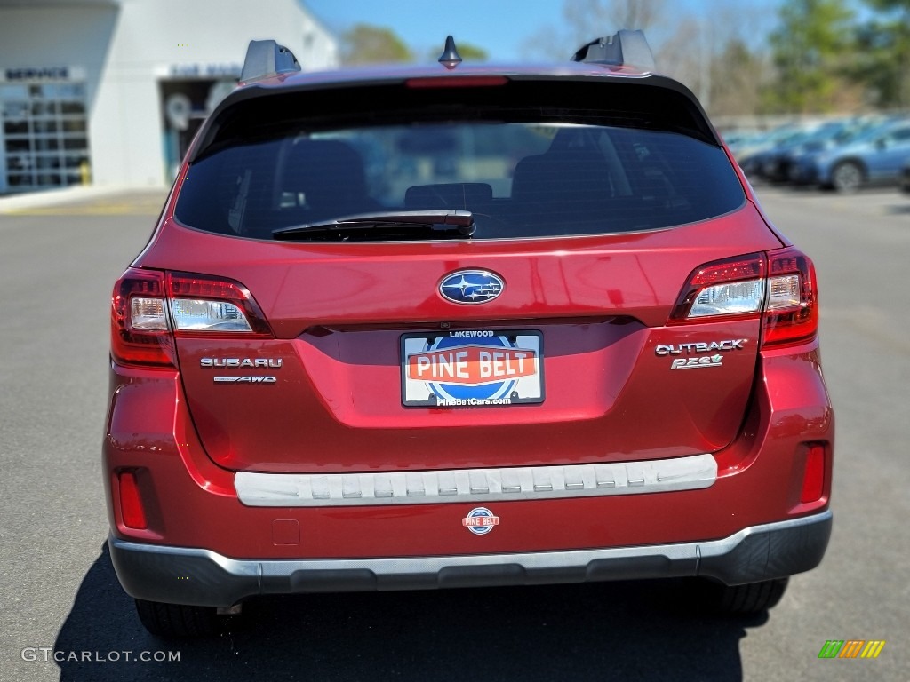 2016 Outback 2.5i Limited - Venetian Red Pearl / Slate Black photo #20