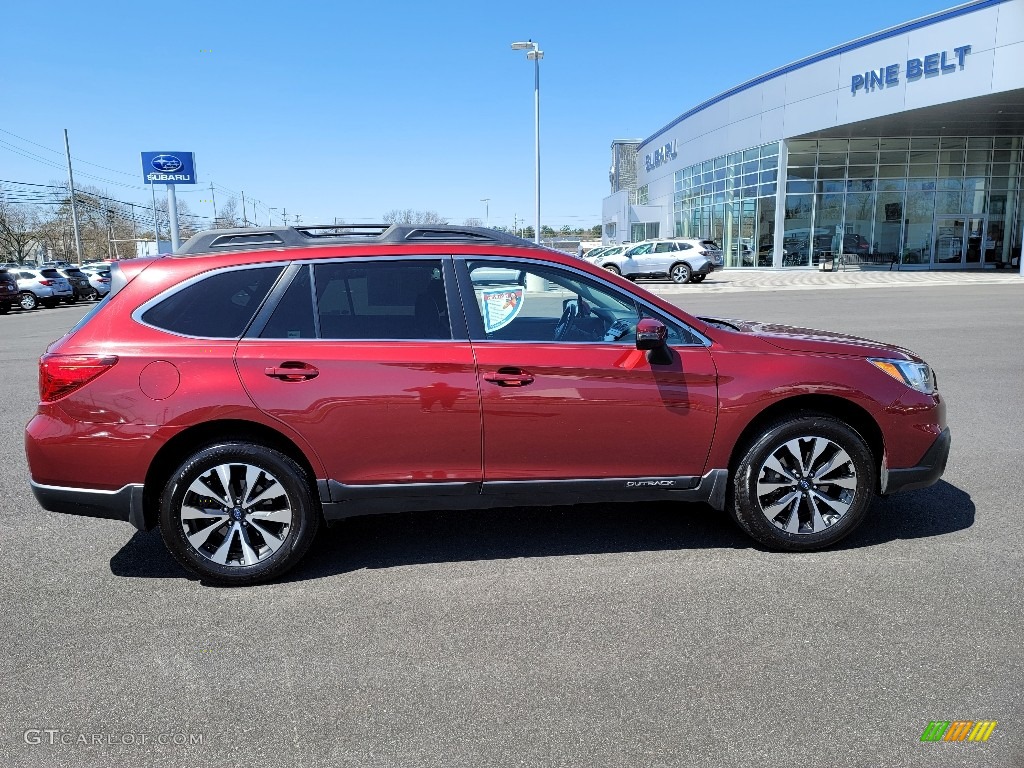 2016 Outback 2.5i Limited - Venetian Red Pearl / Slate Black photo #22
