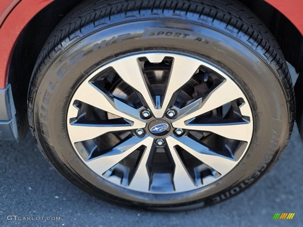 2016 Outback 2.5i Limited - Venetian Red Pearl / Slate Black photo #30