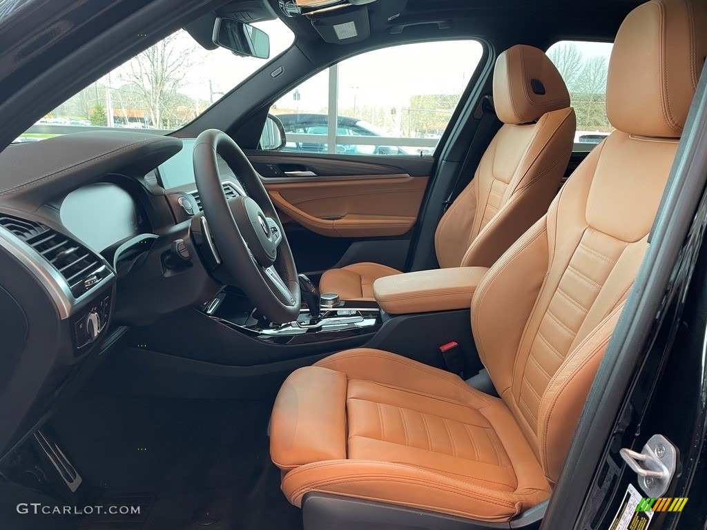 Cognac Interior 2021 BMW X3 M40i Photo #141591002