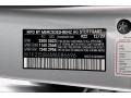 992: Cirrus Silver Metallic 2021 Mercedes-Benz CLS 450 Coupe Color Code