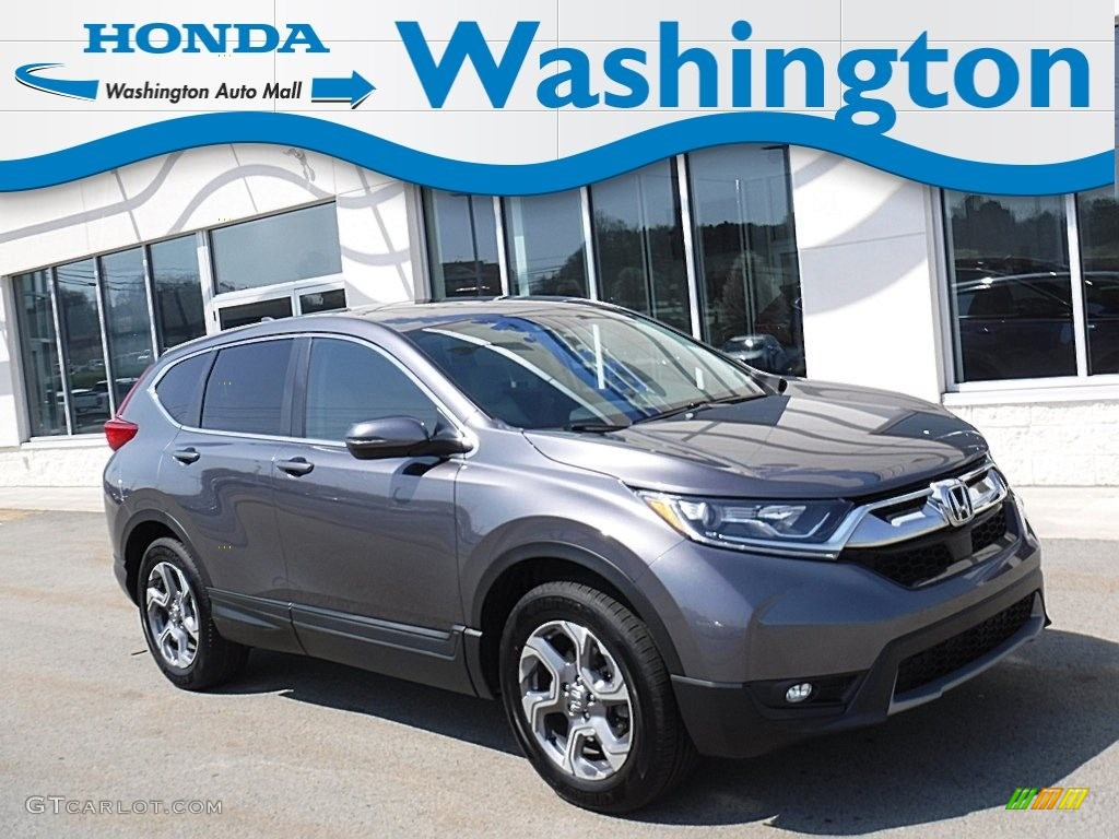 2018 CR-V EX-L AWD - Modern Steel Metallic / Gray photo #1