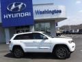 2021 Bright White Jeep Grand Cherokee Trailhawk 4x4  photo #2