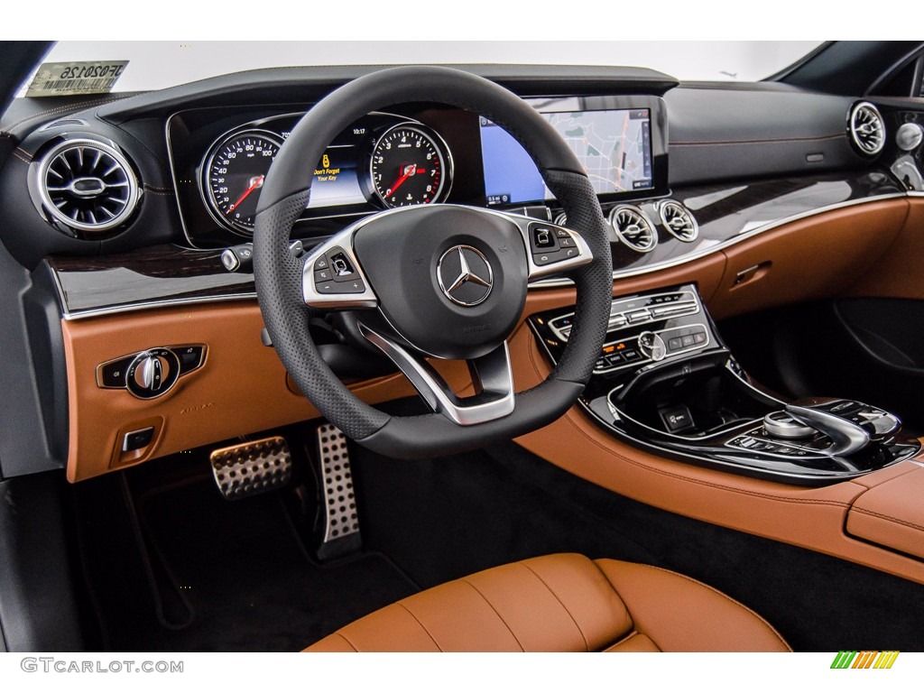 Saddle Brown/Black Interior 2018 Mercedes-Benz E 400 Coupe Photo #141598820