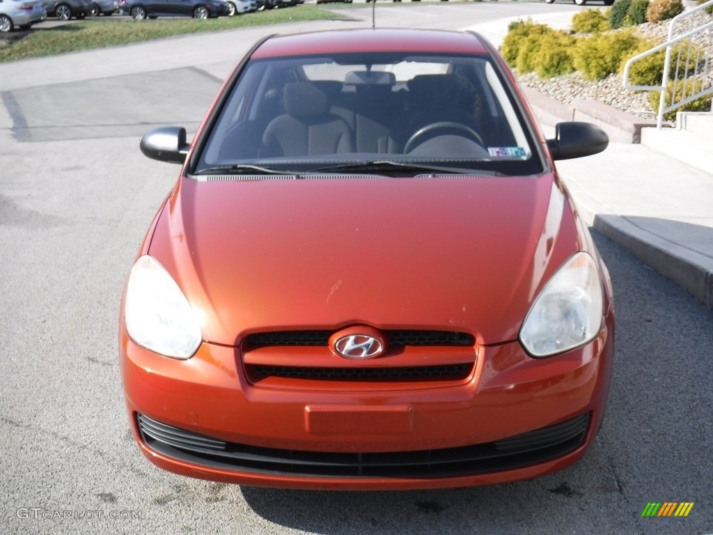 2009 Accent GS 3 Door - Tango Red / Black photo #8