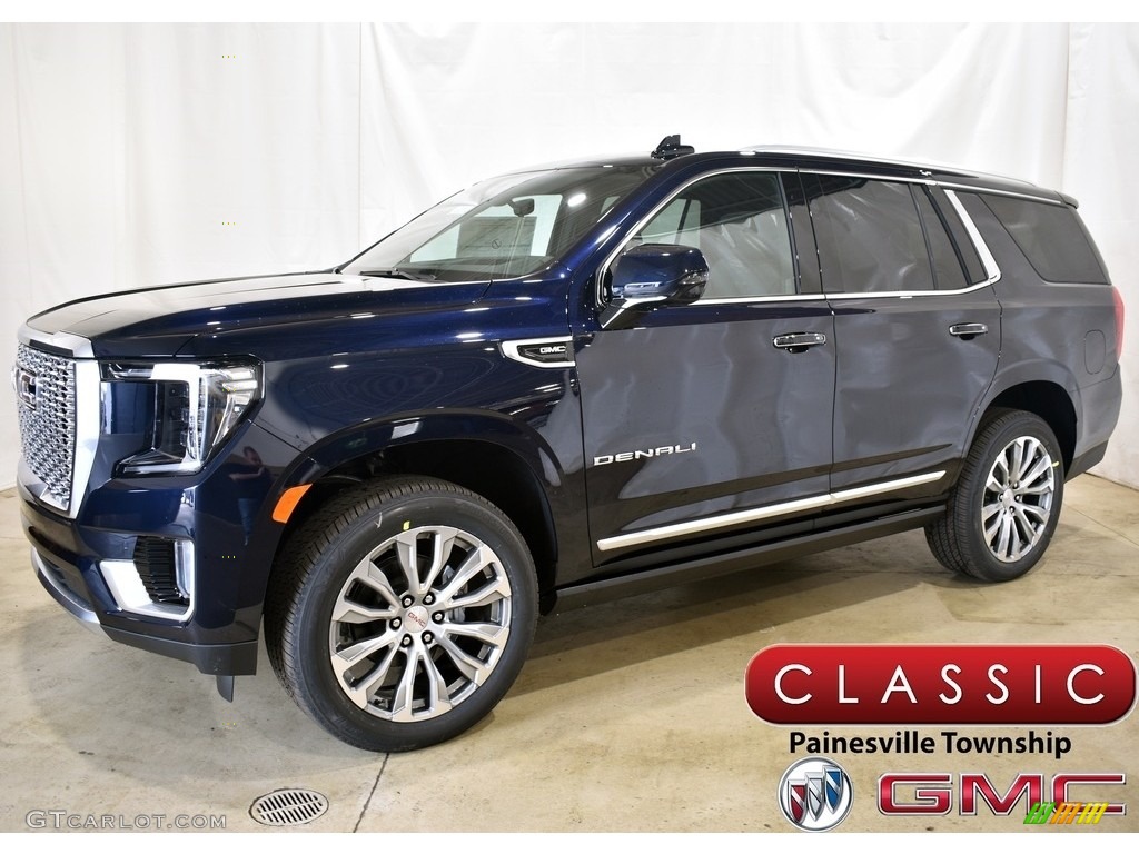 2021 Midnight Blue Metallic GMC Yukon Denali 4WD 141592540 GTCarLot