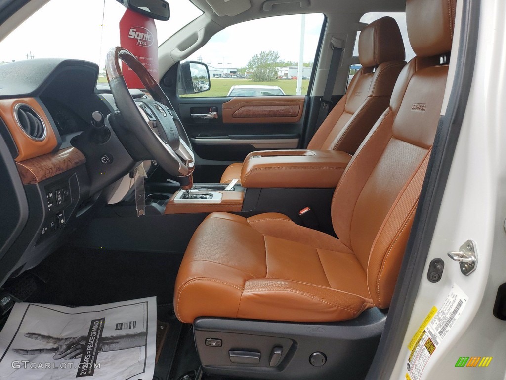 1794 Edition Black/Brown Interior 2018 Toyota Tundra 1794 Edition CrewMax Photo #141602055