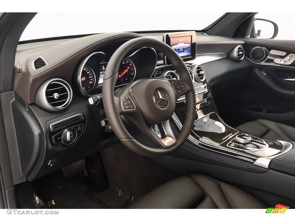 Espresso Brown/Black Interior 2018 Mercedes-Benz GLC 300 Photo #141602085