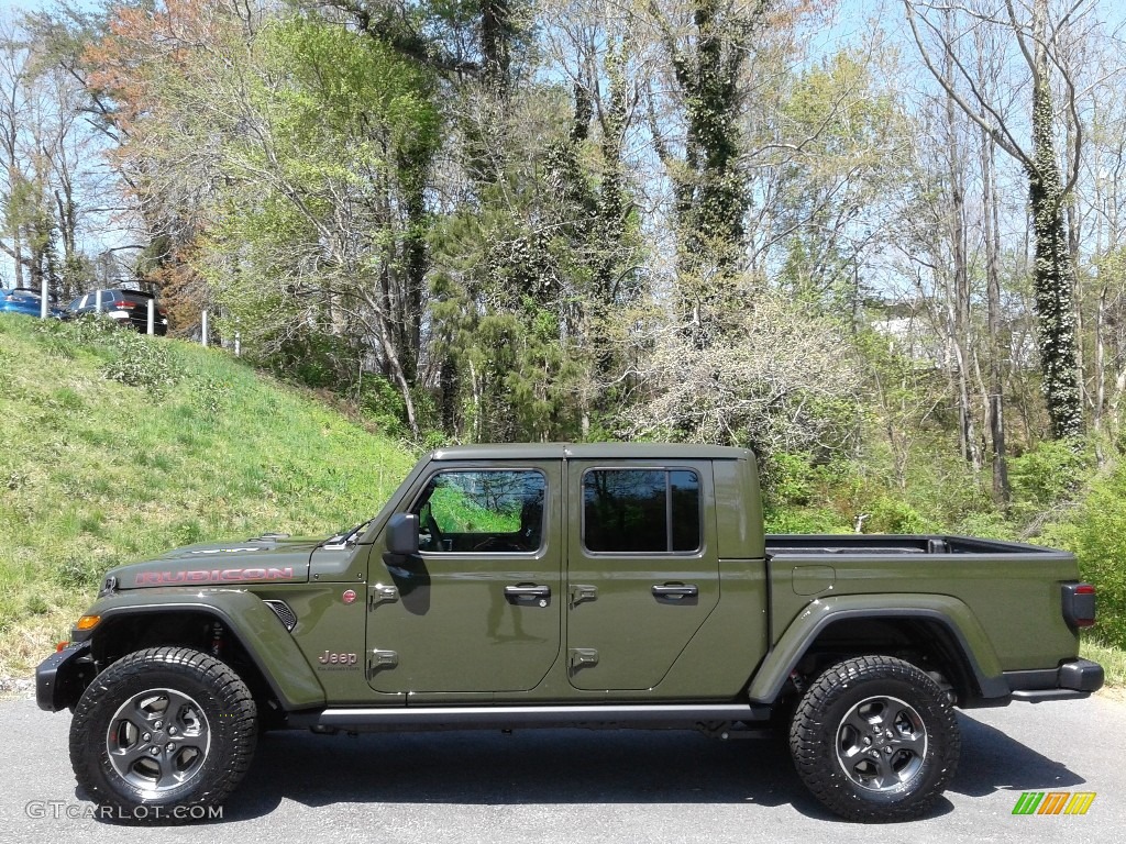 2021 Gladiator Rubicon 4x4 - Sarge Green / Black photo #1