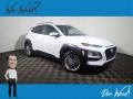 2021 Chalk White Hyundai Kona SEL AWD  photo #1