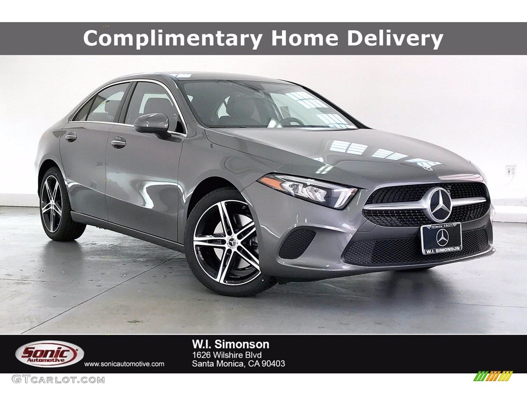 2021 A 220 Sedan - Mountain Grey Metallic / Black photo #1