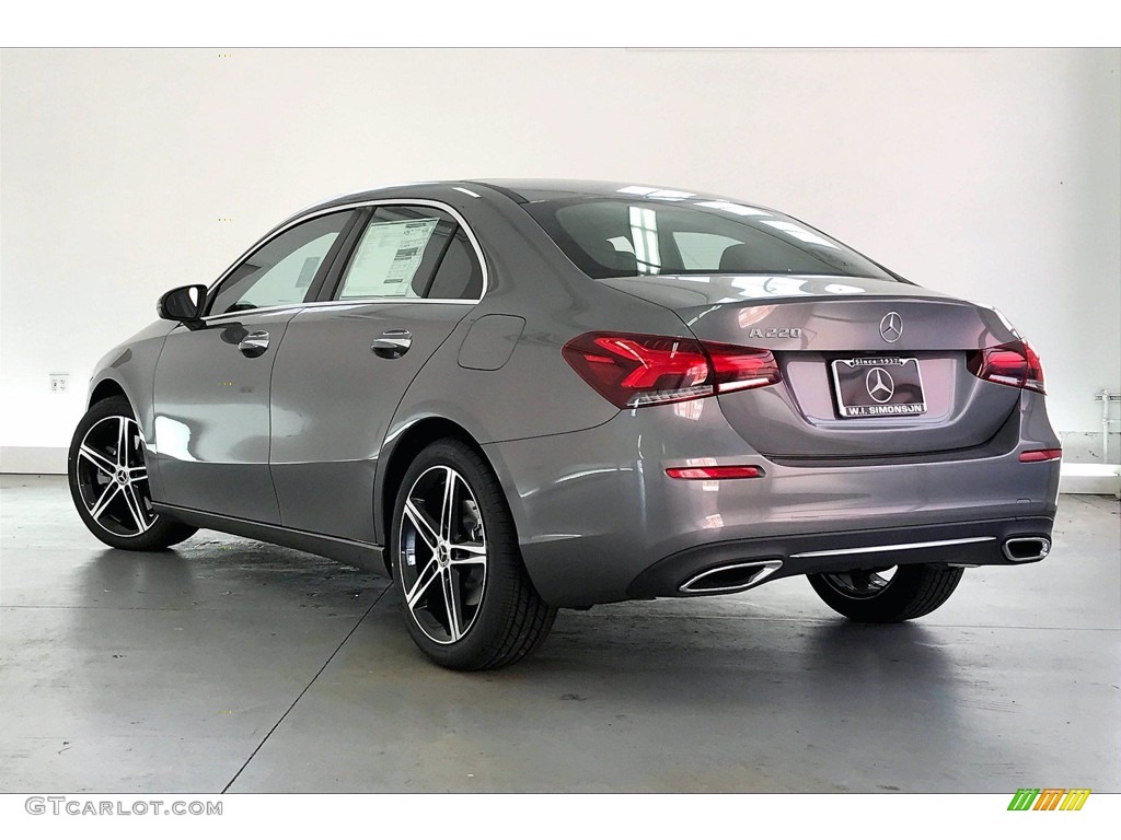 2021 A 220 Sedan - Mountain Grey Metallic / Black photo #2