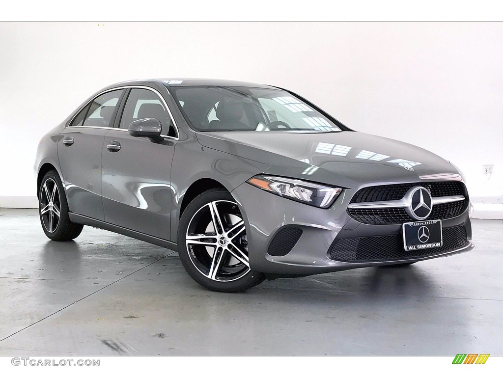 2021 A 220 Sedan - Mountain Grey Metallic / Black photo #12