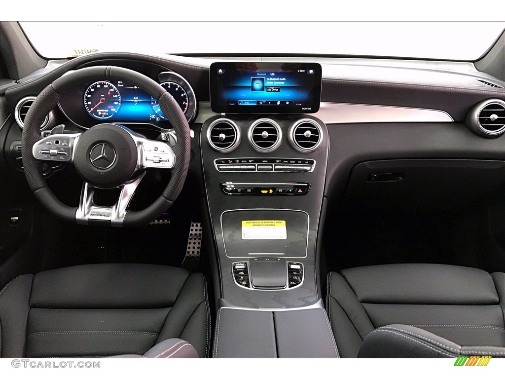 2021 Mercedes-Benz GLC AMG 43 4Matic Coupe Black Dashboard Photo #141608442