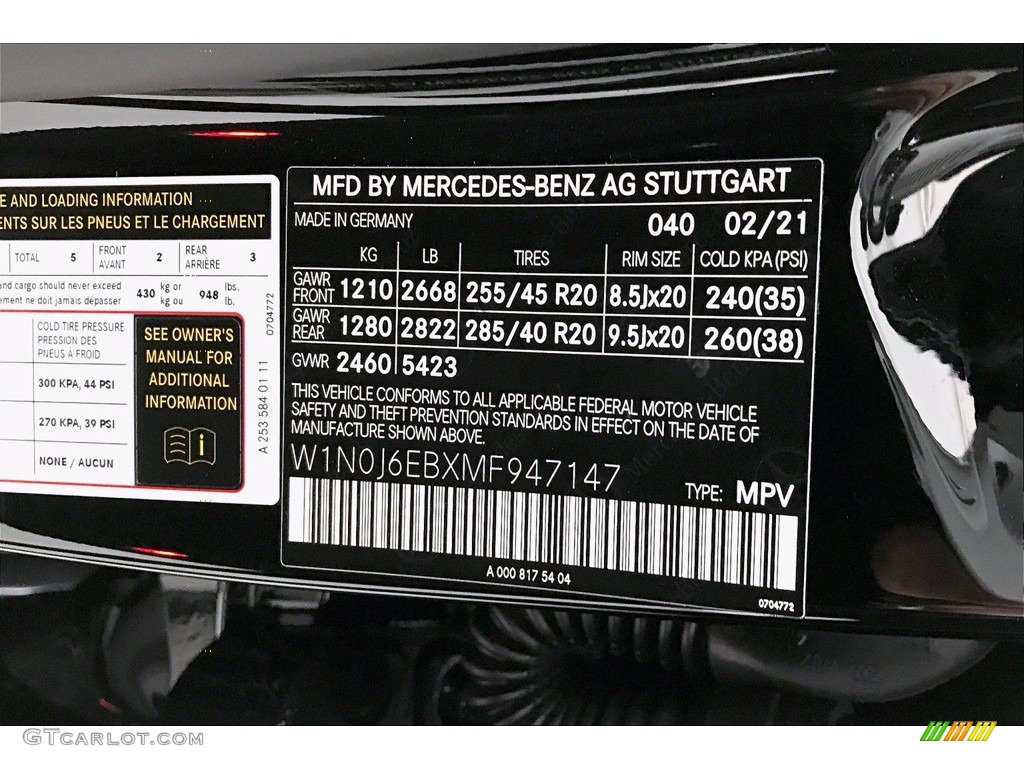 2021 Mercedes-Benz GLC AMG 43 4Matic Coupe Color Code Photos