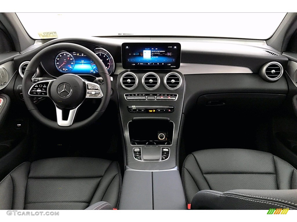 2021 Mercedes-Benz GLC 300 4Matic Coupe Black Dashboard Photo #141608646