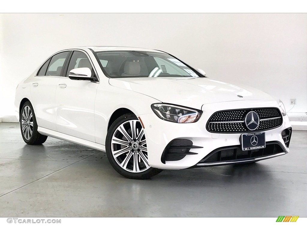 2021 E 350 Sedan - Polar White / Macchiato Beige/Black photo #12