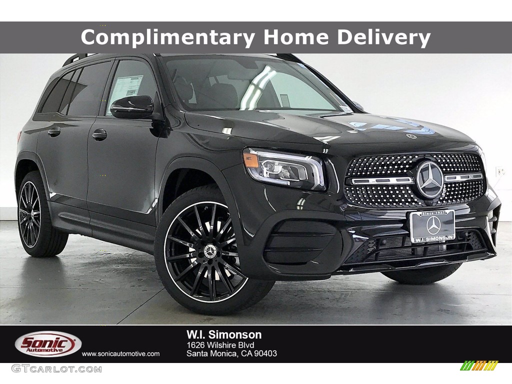 2021 GLB 250 - Night Black / Black/DINAMICA w/Red Stitching photo #1