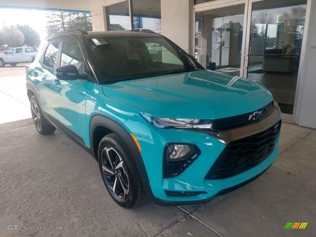 2021 TrailBlazer RS - Oasis Blue / Jet Black photo #2