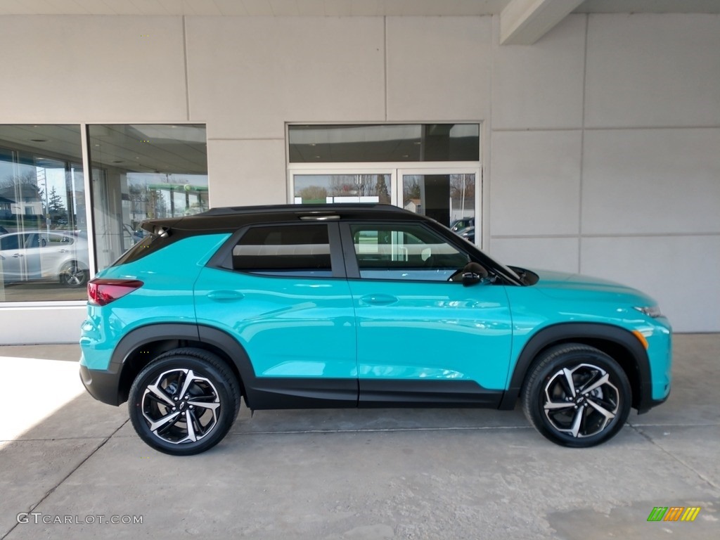Oasis Blue 2021 Chevrolet TrailBlazer RS Exterior Photo #141611584