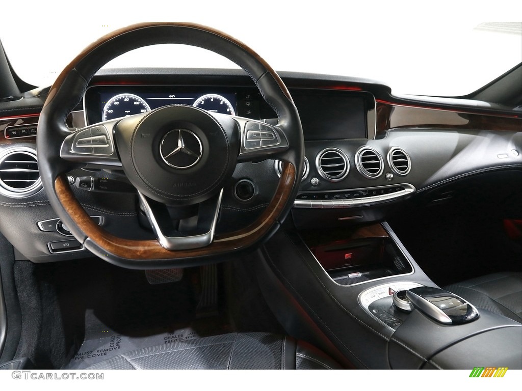 2015 Mercedes-Benz S 550 4Matic Coupe Black Dashboard Photo #141612016