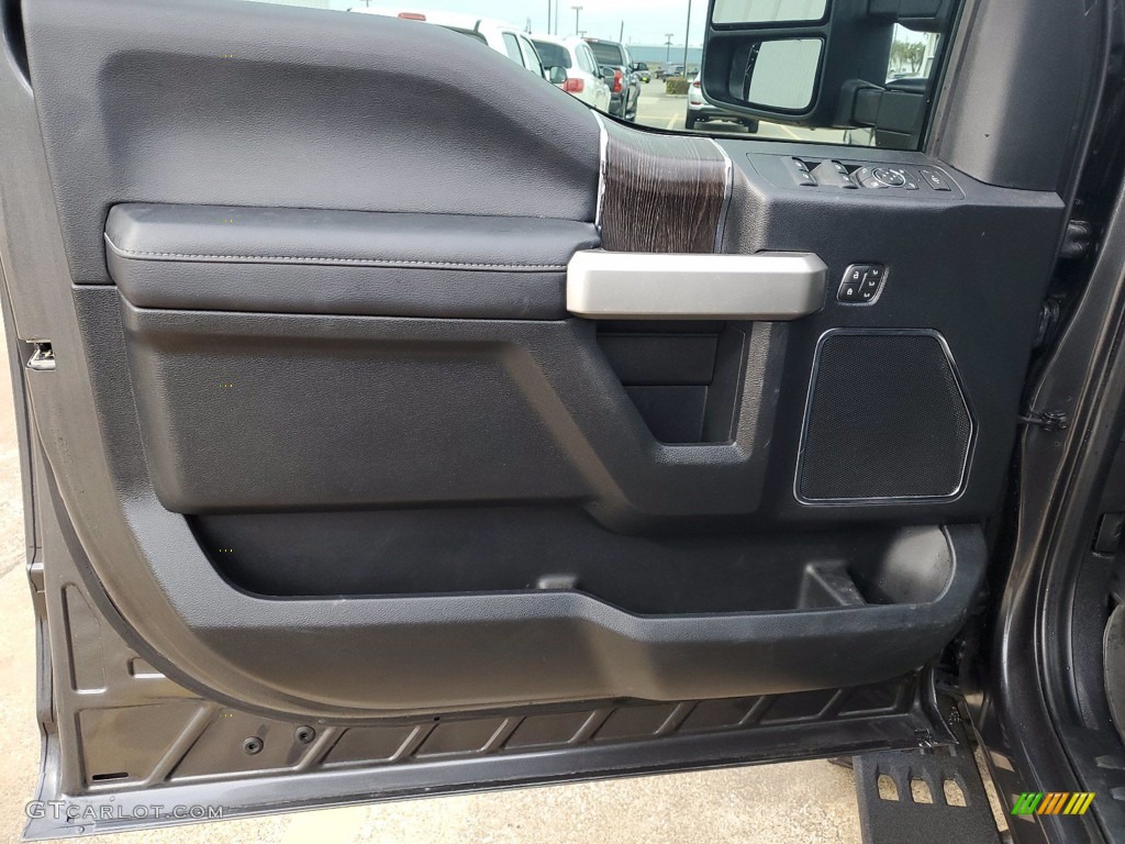 2020 F250 Super Duty Lariat Crew Cab 4x4 - Silver Spruce / Black photo #13