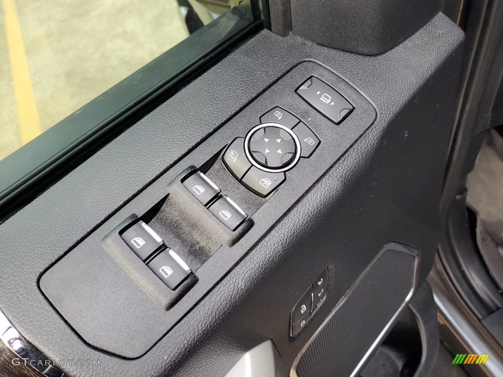 2020 F250 Super Duty Lariat Crew Cab 4x4 - Silver Spruce / Black photo #14