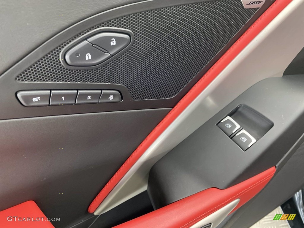 2014 Corvette Stingray Coupe Z51 - Cyber Gray Metallic / Adrenaline Red photo #14
