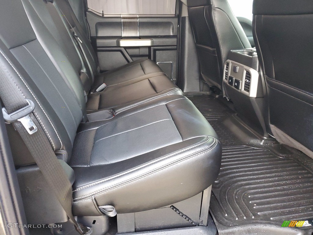 2020 F250 Super Duty Lariat Crew Cab 4x4 - Silver Spruce / Black photo #25