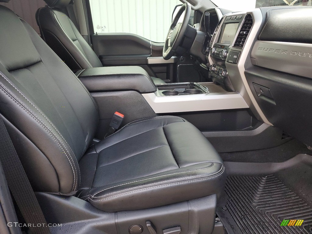 2020 F250 Super Duty Lariat Crew Cab 4x4 - Silver Spruce / Black photo #27