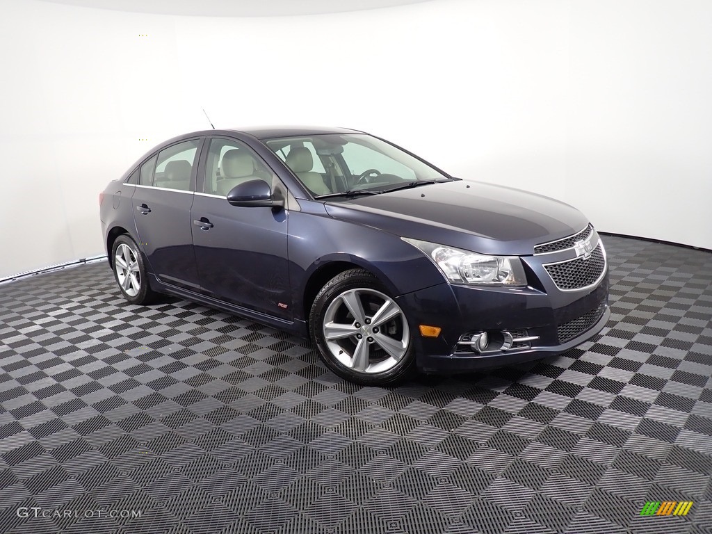 2014 Cruze LT - Atlantis Blue Metallic / Cocoa/Light Neutral photo #2