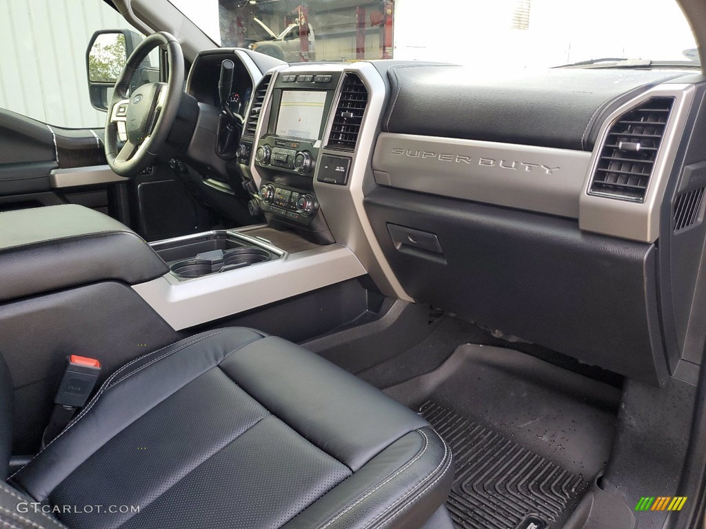 2020 F250 Super Duty Lariat Crew Cab 4x4 - Silver Spruce / Black photo #28