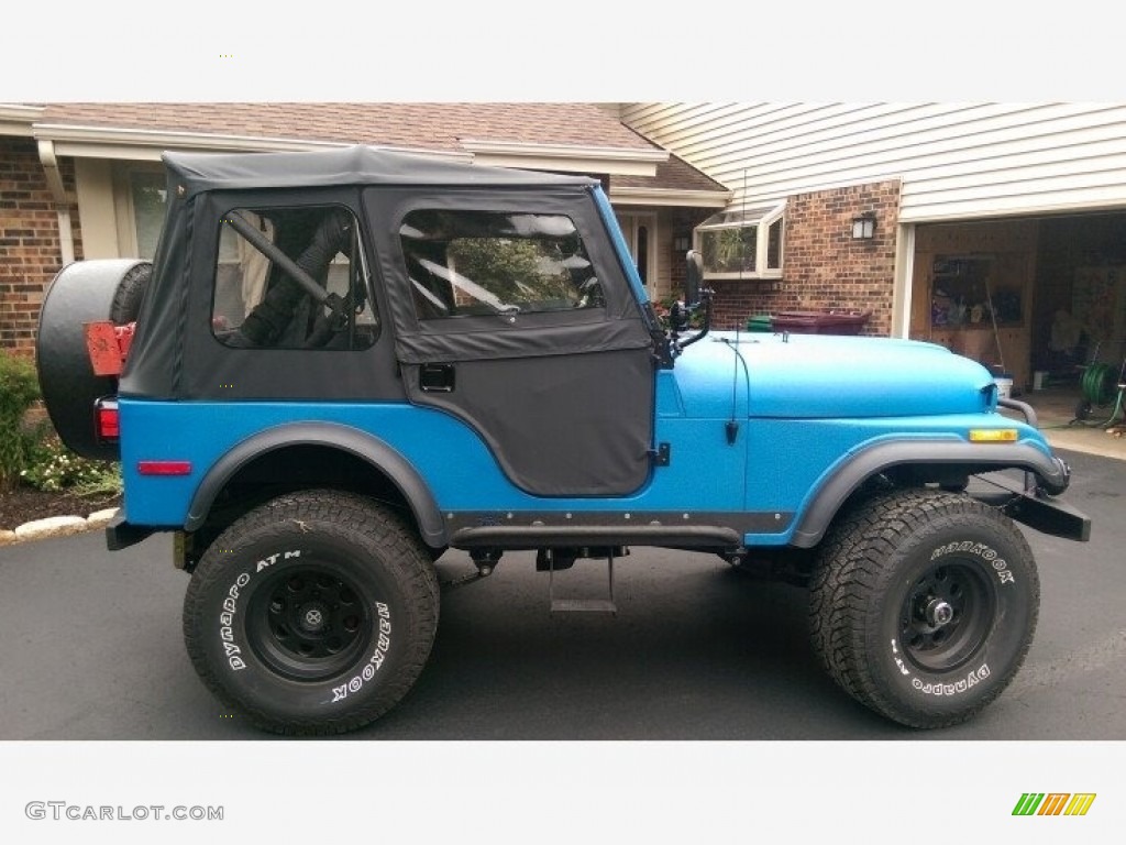 Montana Blue 1981 Jeep CJ5 4x4 Exterior Photo #141613804