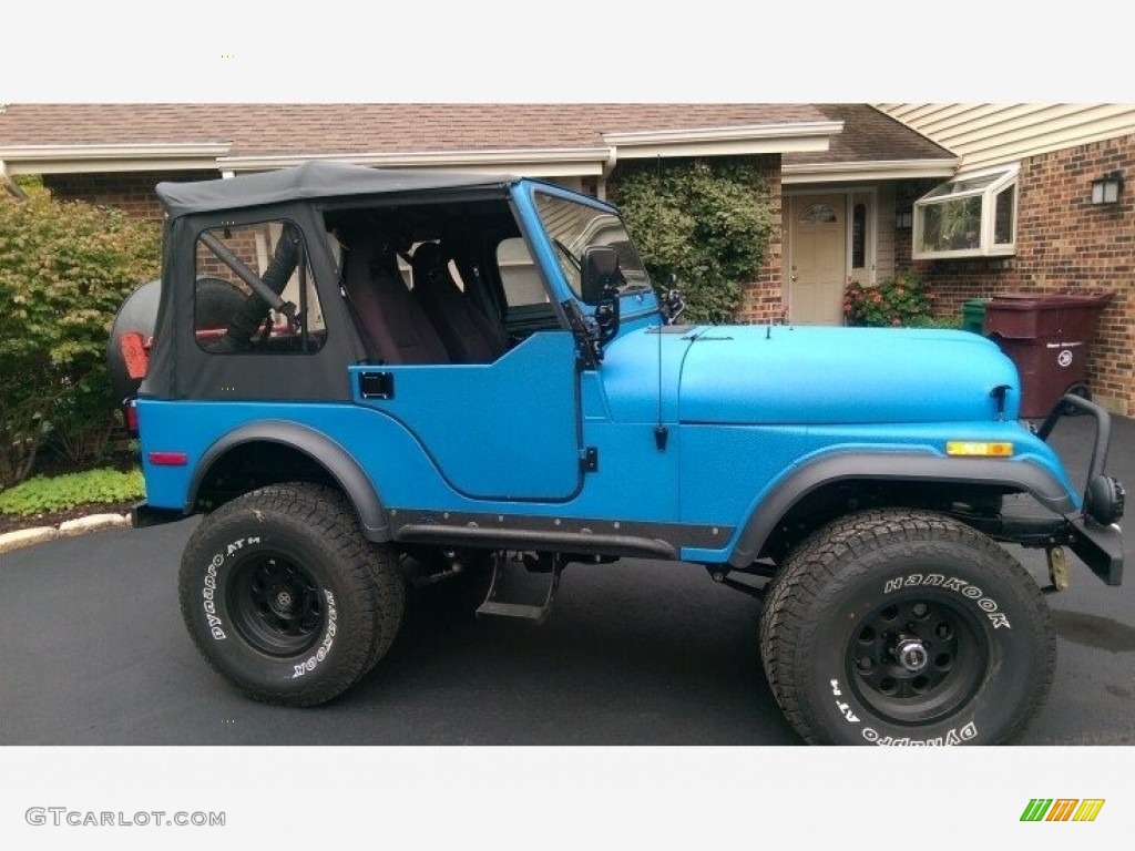 Montana Blue 1981 Jeep CJ5 4x4 Exterior Photo #141613822
