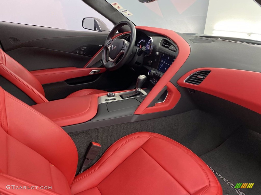 2014 Corvette Stingray Coupe Z51 - Cyber Gray Metallic / Adrenaline Red photo #30