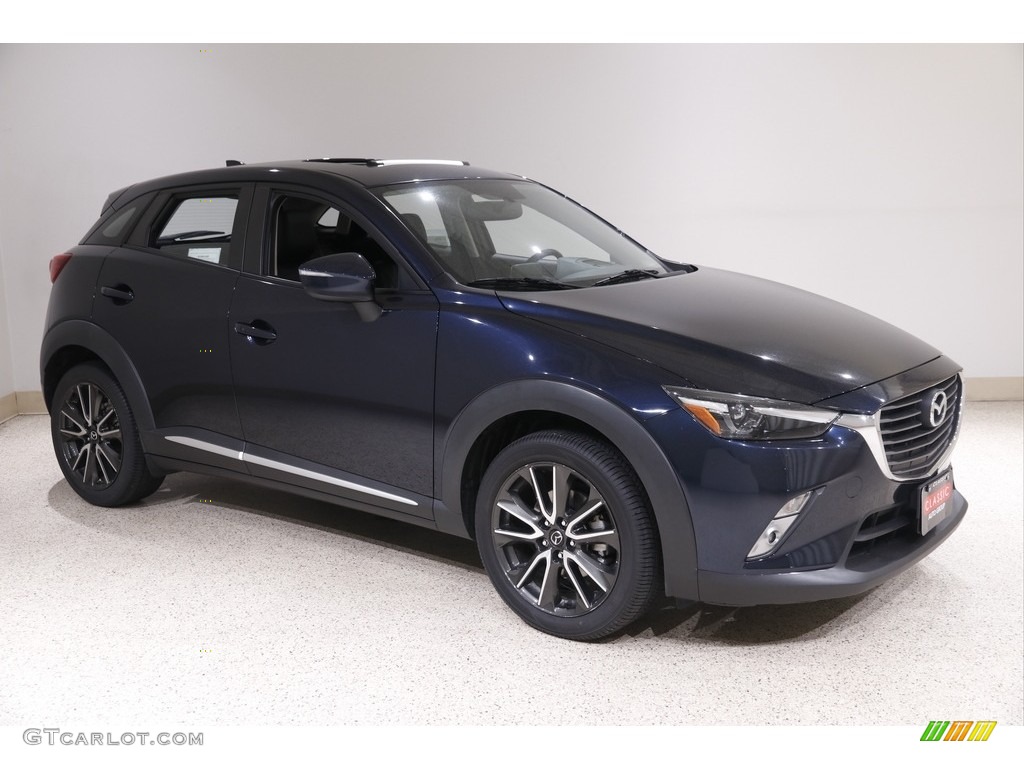 Deep Crystal Blue 2016 Mazda CX-3 Grand Touring AWD Exterior Photo #141614068