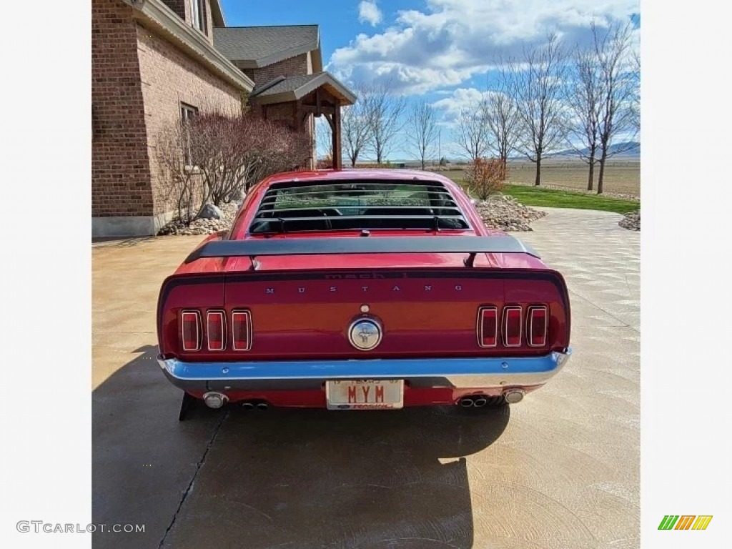 1969 Mustang 428 CJ R Code - Red / Black photo #2