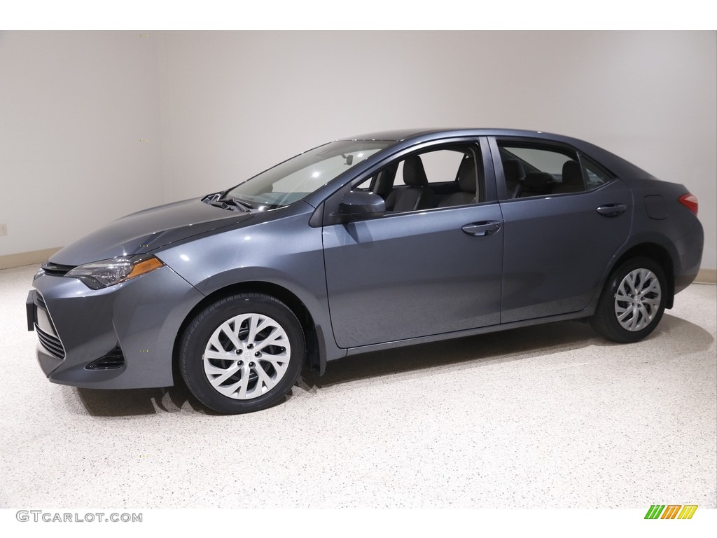 2019 Corolla LE - Slate Metallic / Ash/Dark Gray photo #3