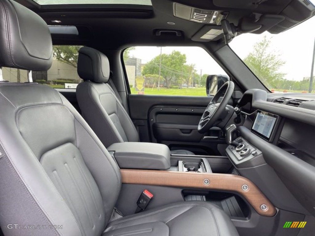 Ebony Interior 2021 Land Rover Defender 90 X Photo #141615589