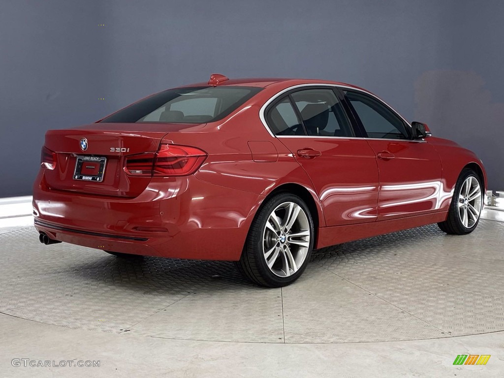 2017 3 Series 330i Sedan - Melbourne Red Metallic / Black photo #5