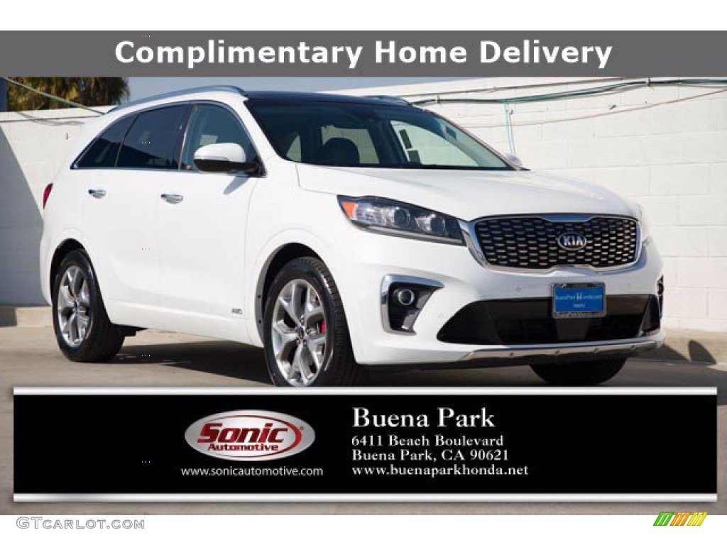 2019 Sorento SX AWD - Snow White Pearl / Satin Black photo #1