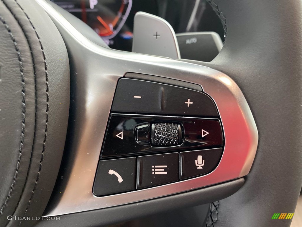 2021 BMW 4 Series 430i Convertible Tacora Red Steering Wheel Photo #141617917