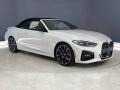 Mineral White Metallic 2021 BMW 4 Series 430i Convertible Exterior